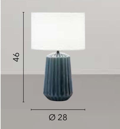 La lampada da tavolo unisce eleganza e design contemporaneo Ottanio 28X46cm in Lampade da tavolo e abat-jour Led Mall Home - Napoli, commercioVirtuoso.it