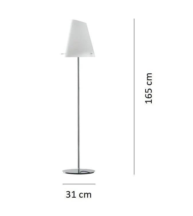 Piantana , disponibile con cavo in tessuto rosso 165X31 CM in Lampade da terra Led Mall Home - Napoli, commercioVirtuoso.it