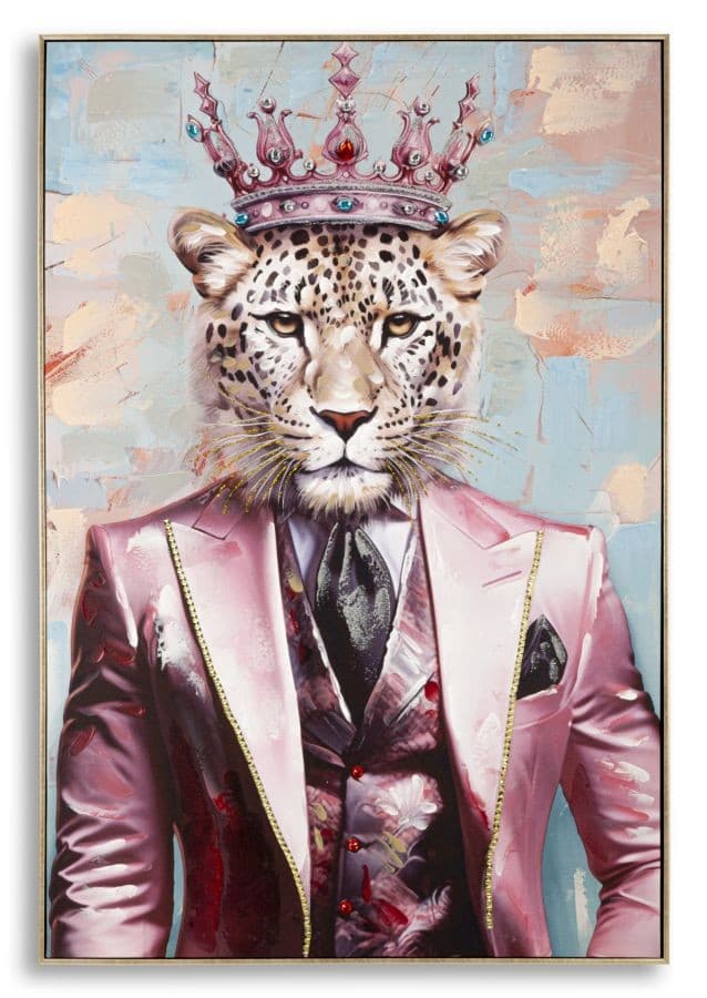 DIPINTO SU TELA KING -B- C/CORNICE 82X4,5X122 in Poster e stampe Led Mall Home - Napoli, commercioVirtuoso.it