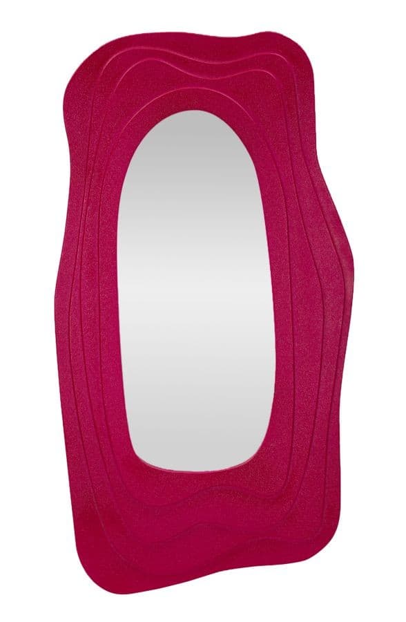 SPECCHIO DA MURO DAFNE FUXIA CM 90X4X165 in Specchi da parete Led Mall Home - Napoli, commercioVirtuoso.it