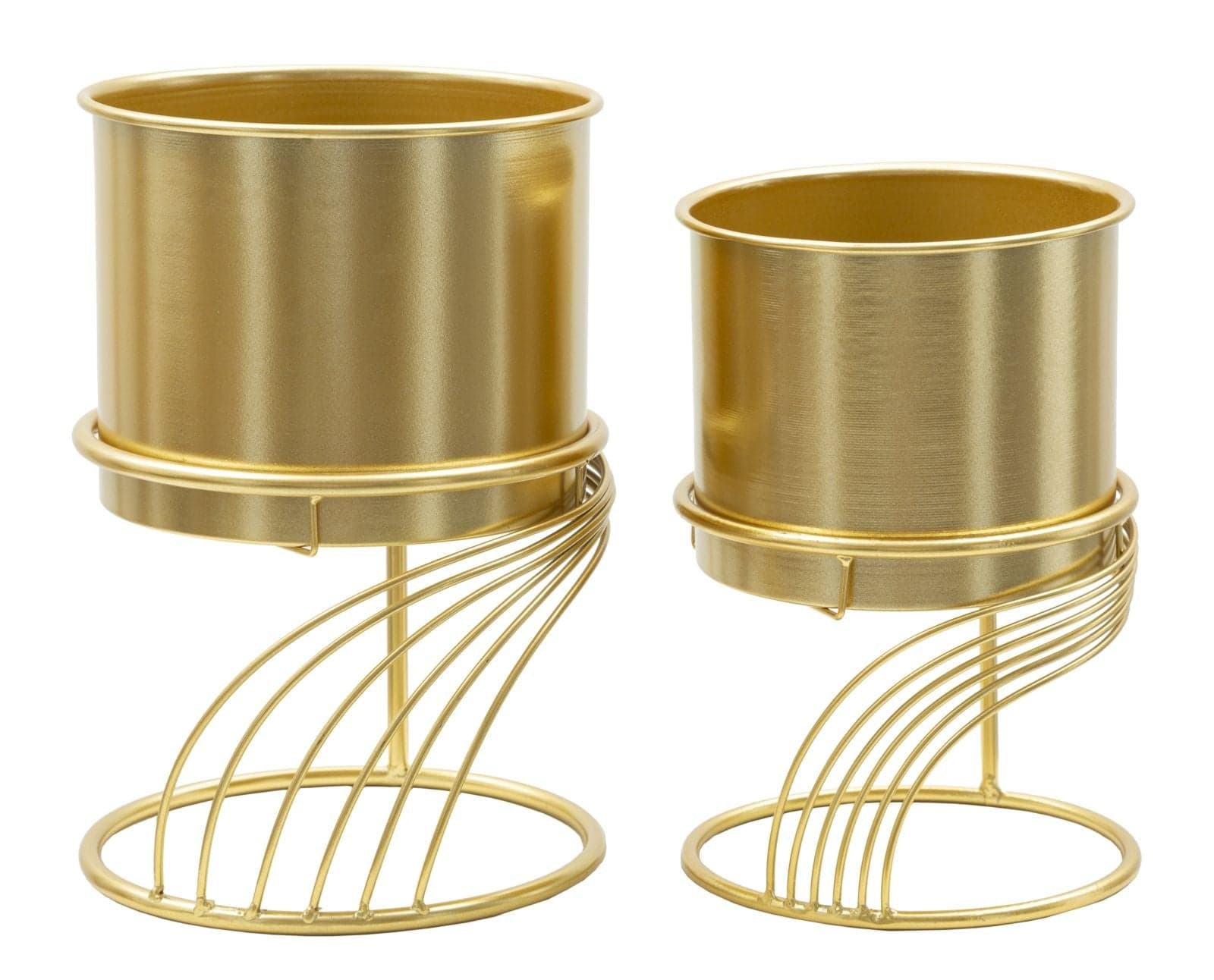 P/VASI COPPIA SPIRALLY CM Ø 23X35-20X30 in Vasi tradizionali Led Mall Home - Napoli, commercioVirtuoso.it