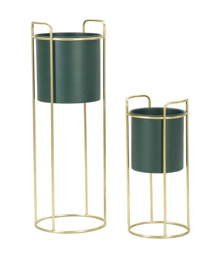 P/VASI GRENT SLIM SET 2 PZ CM Ø 24X70-19,5X45 in Vasi tradizionali Led Mall Home - Napoli, commercioVirtuoso.it
