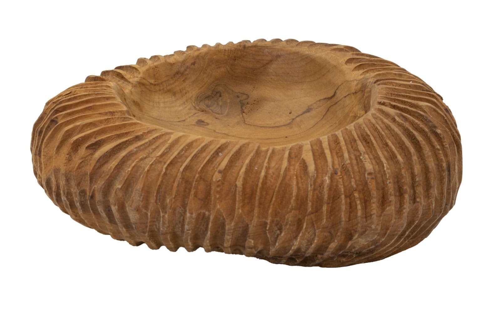 S/TASCHE GARIT IN TEAK RICICLATO CM Ø 32X11 (PEZZI UNICI - NON RIP. IN SERIE) in Mensole da muro Led Mall Home - Napoli, commercioVirtuoso.it