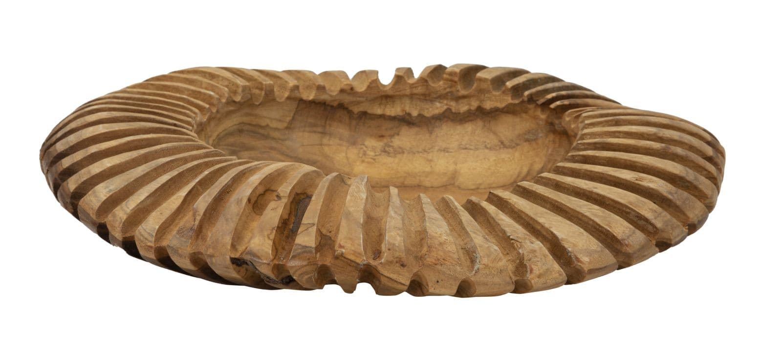 S/TASCHE GERIS IN TEAK RICICLATO CM Ø 35X7 (PEZZI UNICI - NON RIP. IN SERIE) in Cestini portalegna Led Mall Home - Napoli, commercioVirtuoso.it