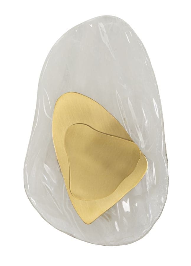 LAMPADA DA MURO OCEAN GOLD CM 21X8X31 in Applique Led Mall Home - Napoli, commercioVirtuoso.it