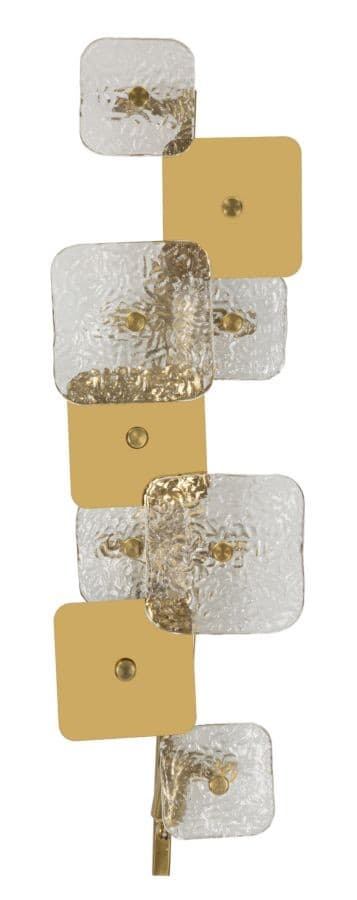 LAMPADA DA MURO GLASSY CM 24X13X76 in Lampade da parete Led Mall Home - Napoli, commercioVirtuoso.it
