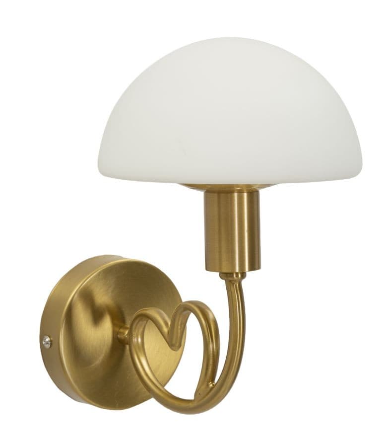 LAMPADA DA MURO LOVY GOLD CM 23X15X22 in Applique Led Mall Home - Napoli, commercioVirtuoso.it
