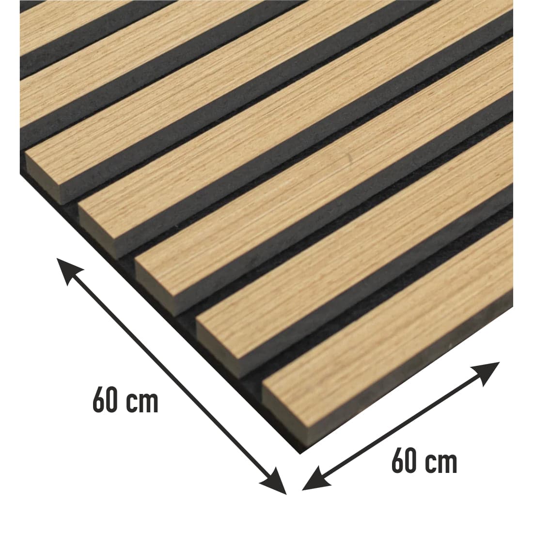 Pannelli Acustici Fonoassorbenti 4pz 60x60cm Decorativi Moderno Rovere Teak 3D in Insonorizzazione Danyx - Casoria, commercioVirtuoso.it