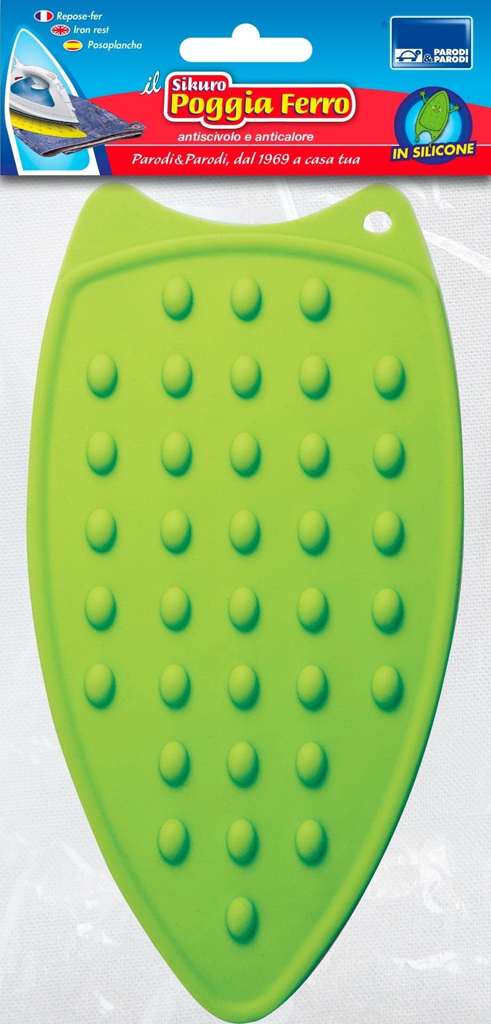 Kit 2pz Poggia Ferro Silicone + Soletta di Protezione Antiaderente con Molla in Assi da stiro Danyx - Casoria, commercioVirtuoso.it