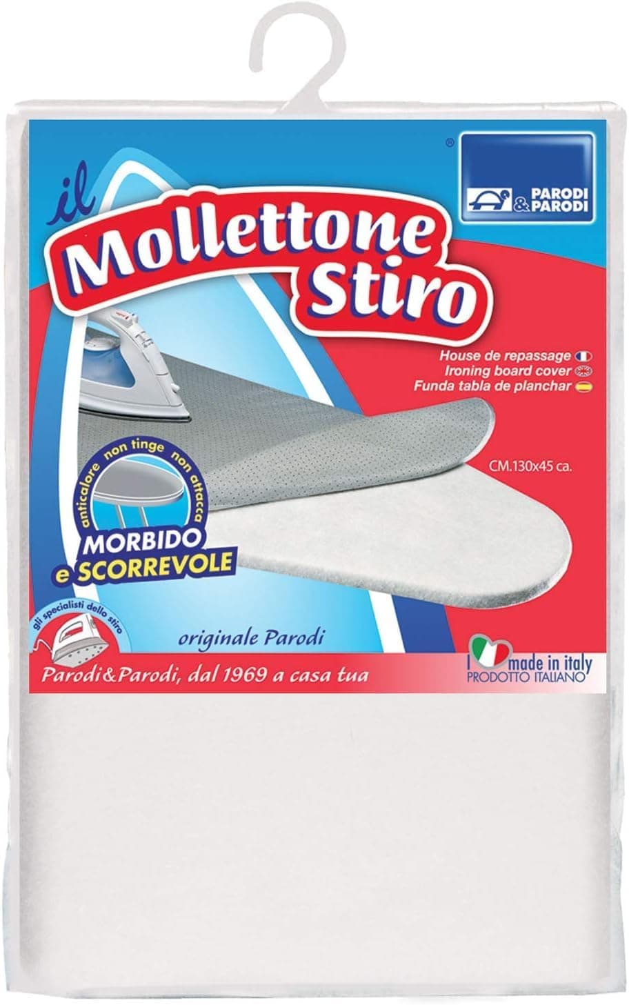 Copri Asse da Stiro Mollettone 130x45cm Made in Italy Morbido e Scorrevole in Copriasse Danyx - Casoria, commercioVirtuoso.it