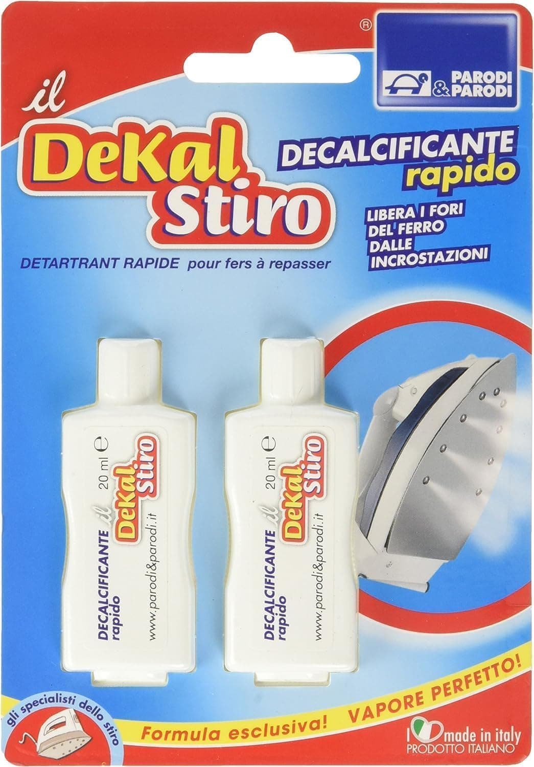 Dekal Decalcificante Ferro da stiro 2pz da 20ml Elimina il Calcare Velocemente in Detergenti multiuso Danyx - Casoria, commercioVirtuoso.it
