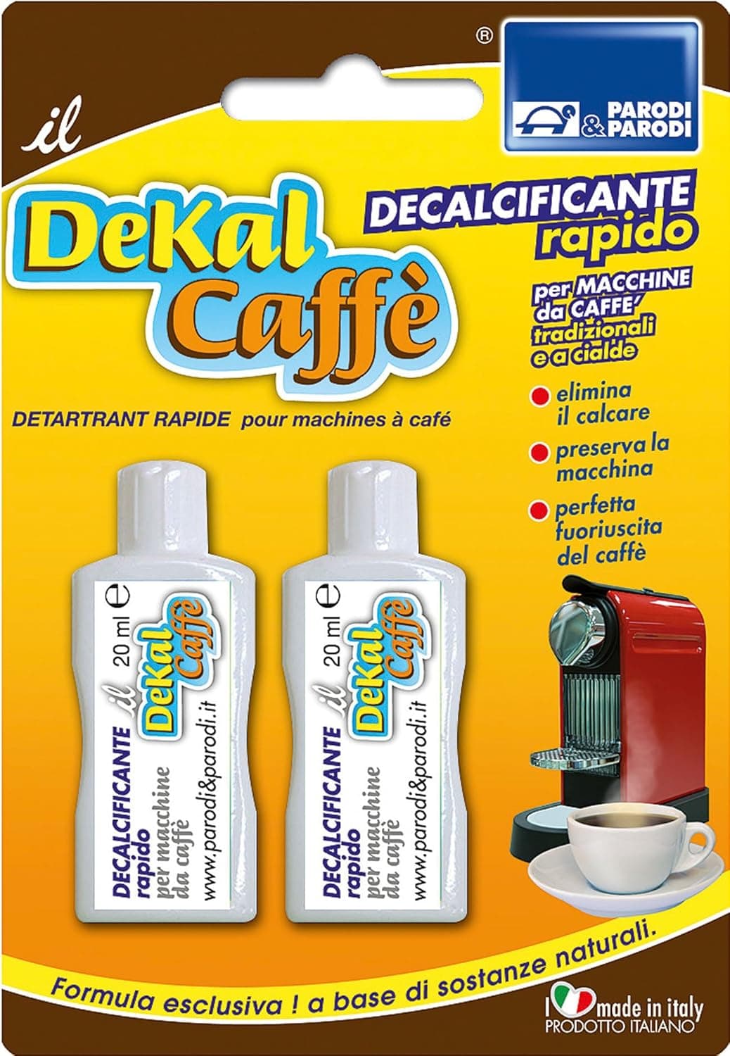 Decalcificante Macchina da Caffè 2pz da 20ml Elimina il Calcare Migliora il Gusto in Disincrostanti e decalcificanti Danyx - Casoria, commercioVirtuoso.it