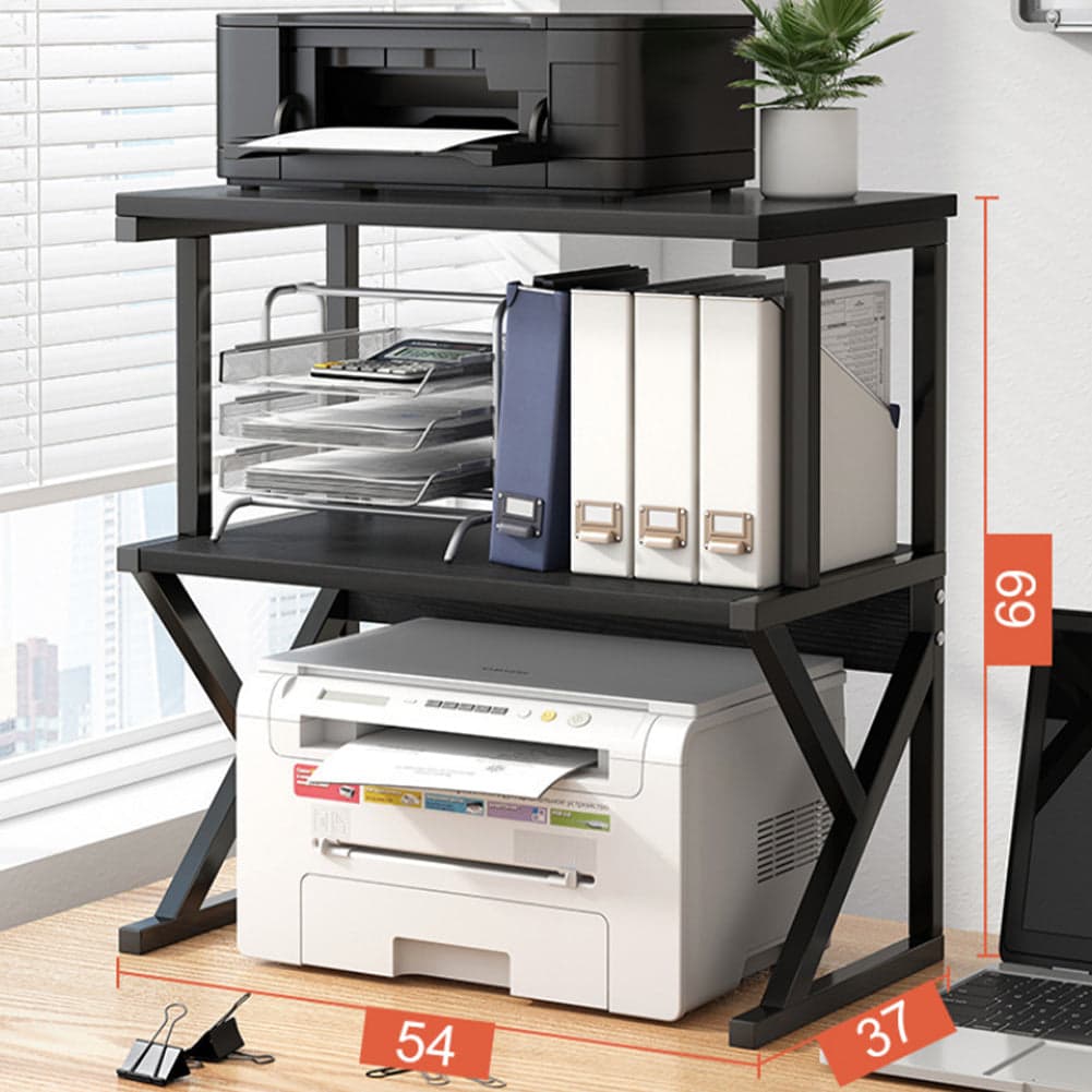 Scaffale Organizer Casa Lavoro Ufficio 3Livelli 54x37x69cm Salvaspazio Nero in Librerie Danyx - Casoria, commercioVirtuoso.it
