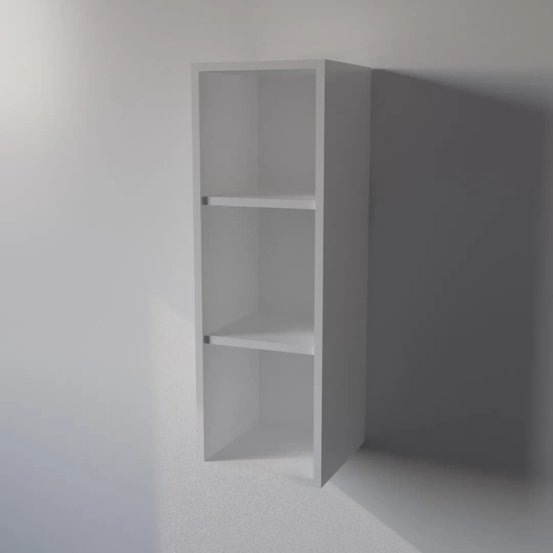 Pensile Cucina in Legno Nobilitato Bianco con 1 Anta Altezza 90 cm in prodotto Calandrelli - Napoli, commercioVirtuoso.it