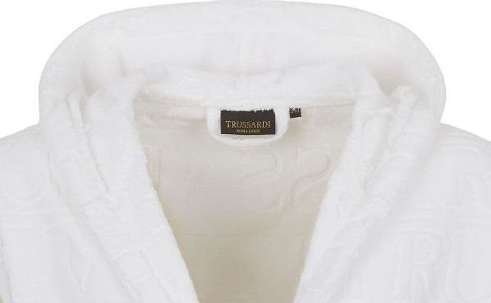 Accappatoio Overlogo ! Trussardi Unisex con Cappuccio in Pura Spugna di cotone -Eleganza e stile in Accappatoi Anastasi - Marsala, commercioVirtuoso.it