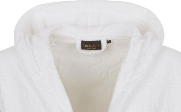 Accappatoio Overlogo ! Trussardi Unisex con Cappuccio in Pura Spugna di cotone -Eleganza e stile in Accappatoi Anastasi - Marsala, commercioVirtuoso.it