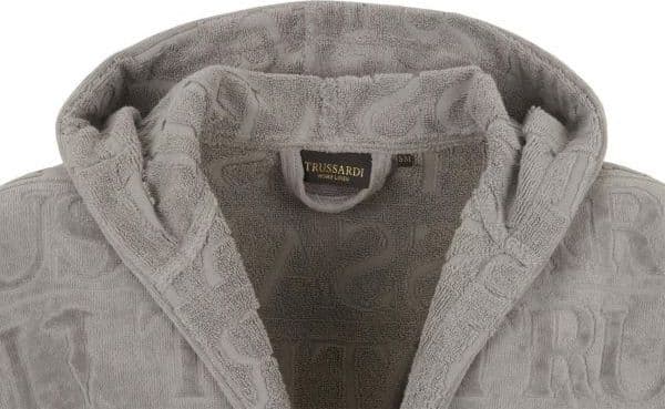 Accappatoio Overlogo ! Trussardi Unisex con Cappuccio in Pura Spugna di cotone -Eleganza e stile in Accappatoi Anastasi - Marsala, commercioVirtuoso.it