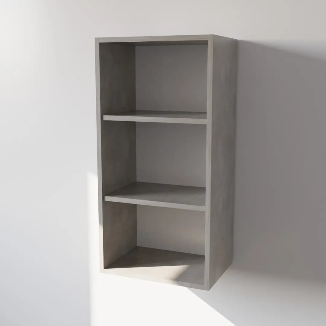 Pensile Cucina in Legno Nobilitato Cemento con 1 Anta Altezza 90 cm in prodotto Calandrelli - Napoli, commercioVirtuoso.it