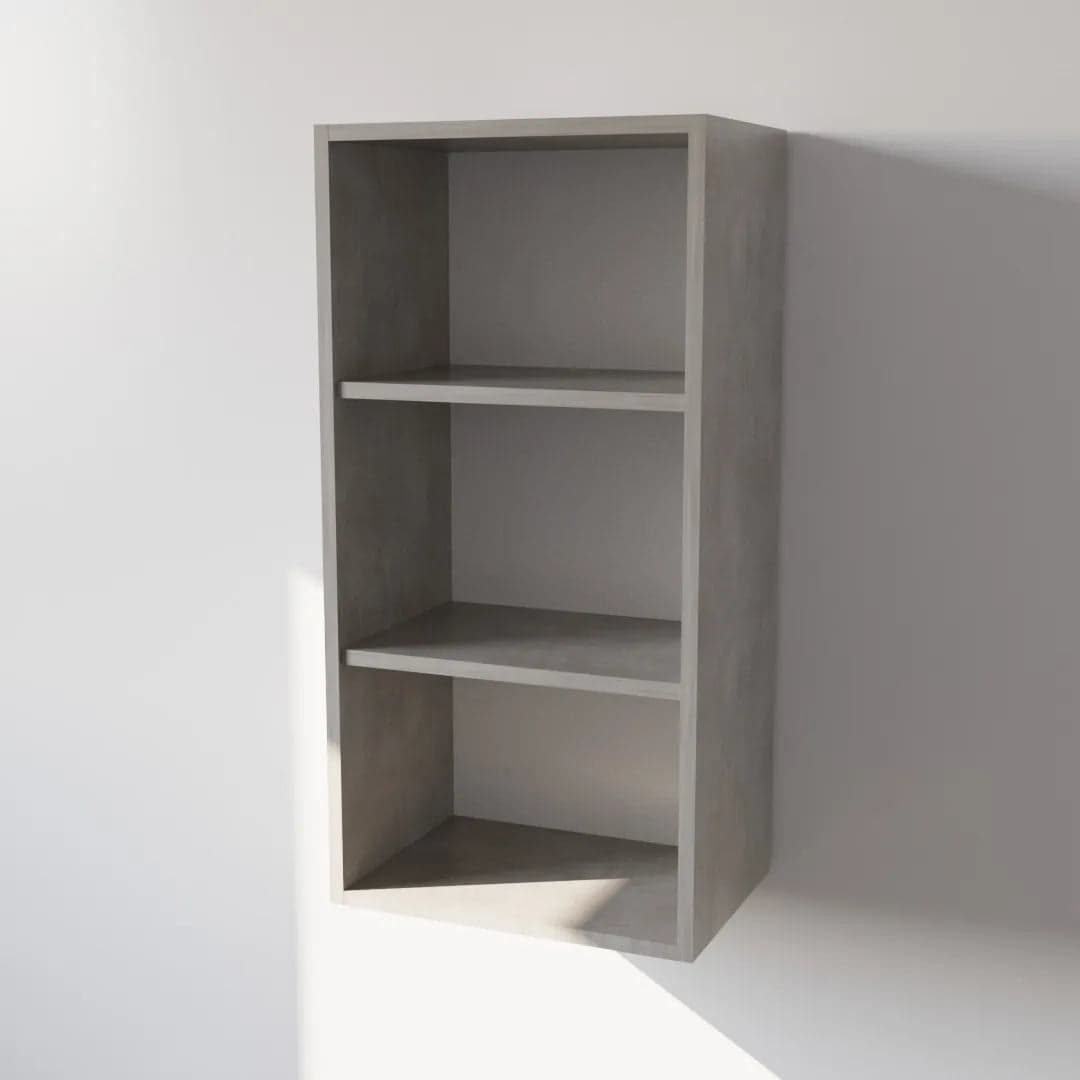 Pensile Cucina in Legno Nobilitato Cemento con 1 Anta Altezza 90 cm in prodotto Calandrelli - Napoli, commercioVirtuoso.it