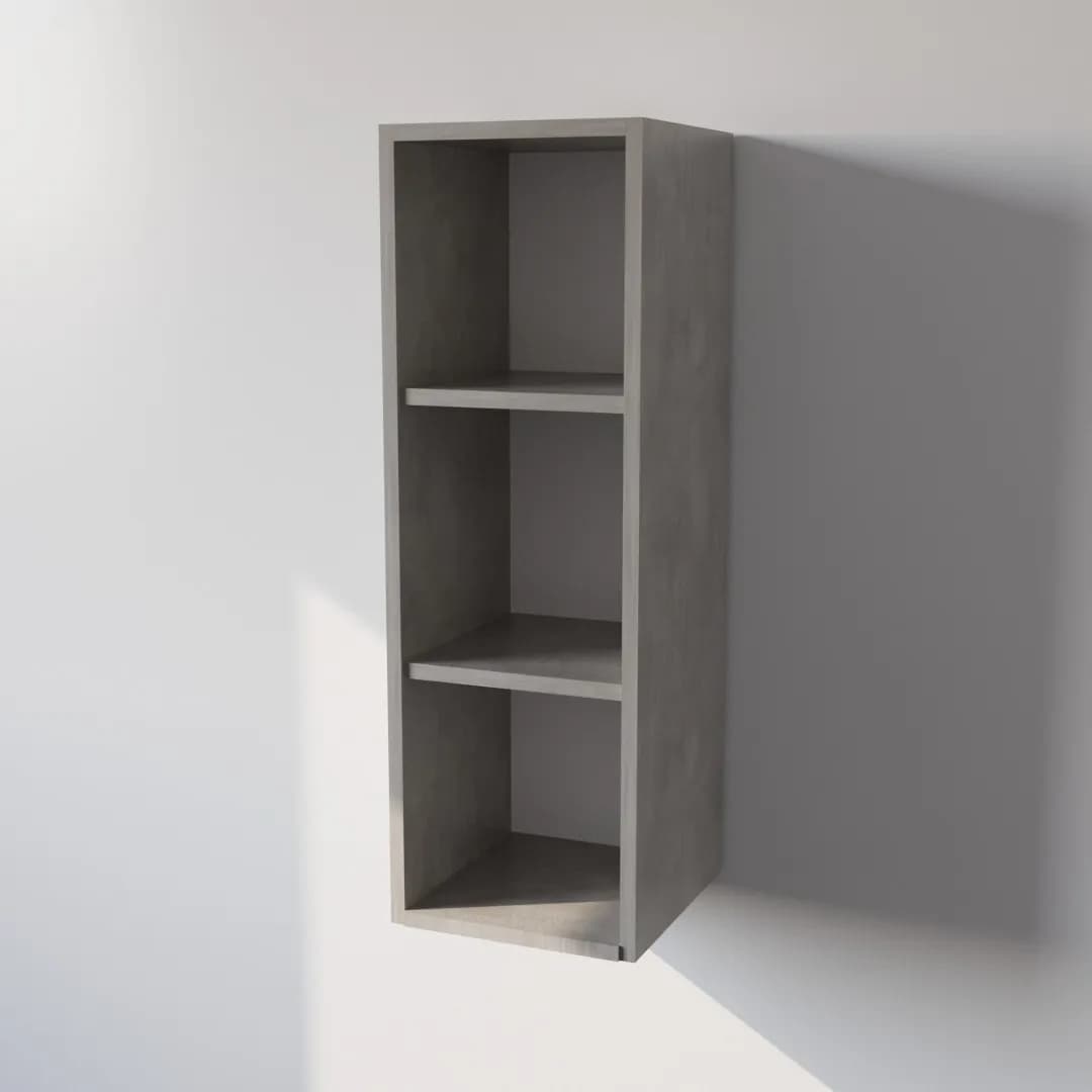 Pensile Cucina in Legno Nobilitato Cemento con 1 Anta Altezza 90 cm in prodotto Calandrelli - Napoli, commercioVirtuoso.it