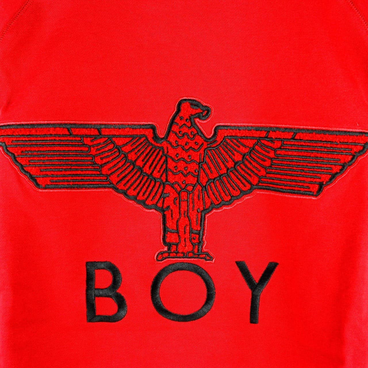 BOY LONDON Felpa Girocollo Uomo Eagle Applique Red/black da uomo in Felpe senza cappuccio Drestige - Casamassima, commercioVirtuoso.it