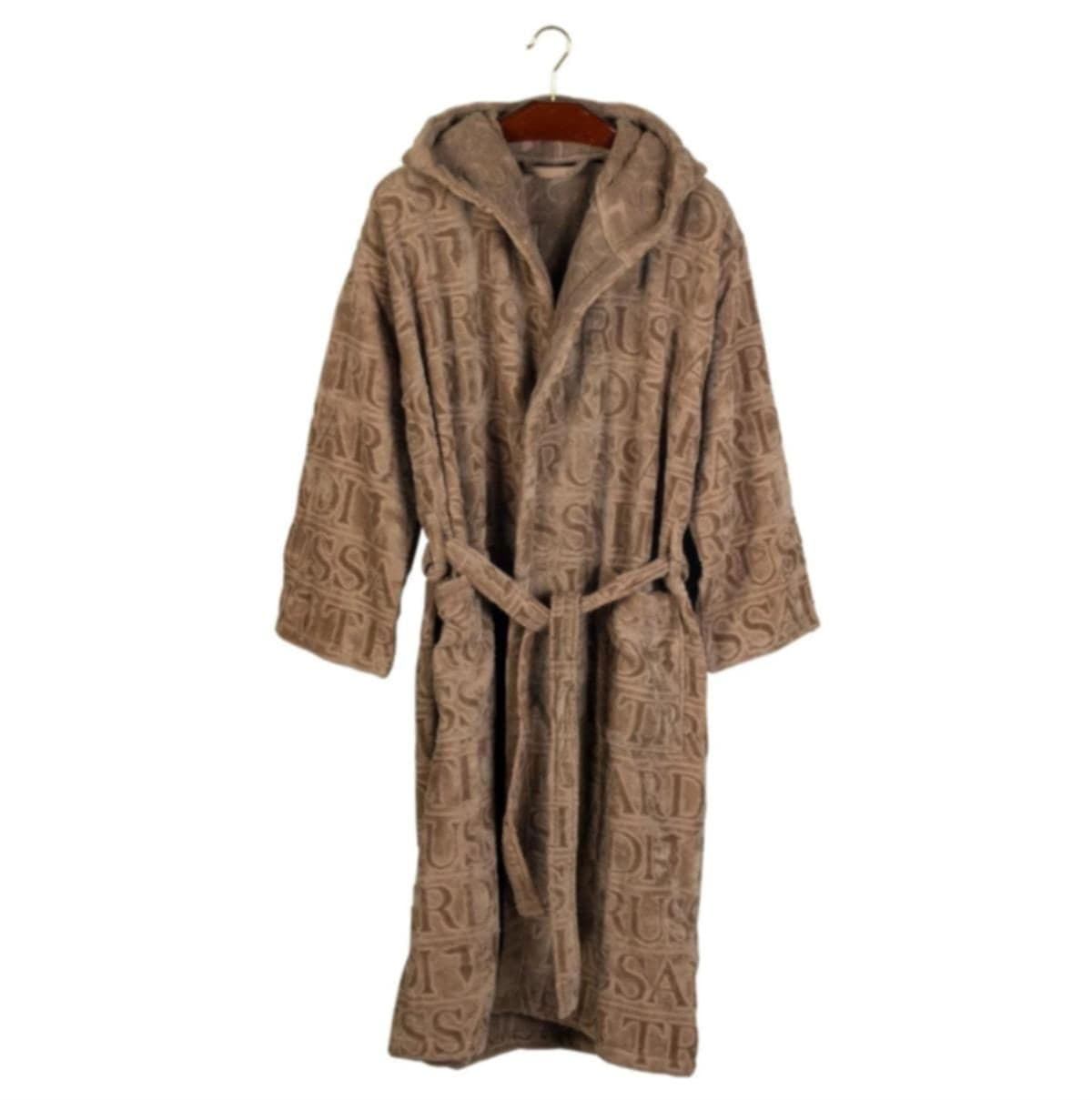 Accappatoio Overlogo ! Trussardi Unisex con Cappuccio in Pura Spugna di cotone -Eleganza e stile in Accappatoi Anastasi - Marsala, commercioVirtuoso.it