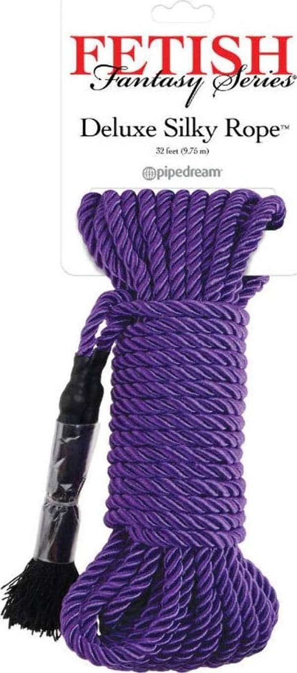 Corda bondage Premium setosa e morbida 9,75 mt viola Fetish Deluxe Silky in prodotto Erosdom - Palmi, commercioVirtuoso.it
