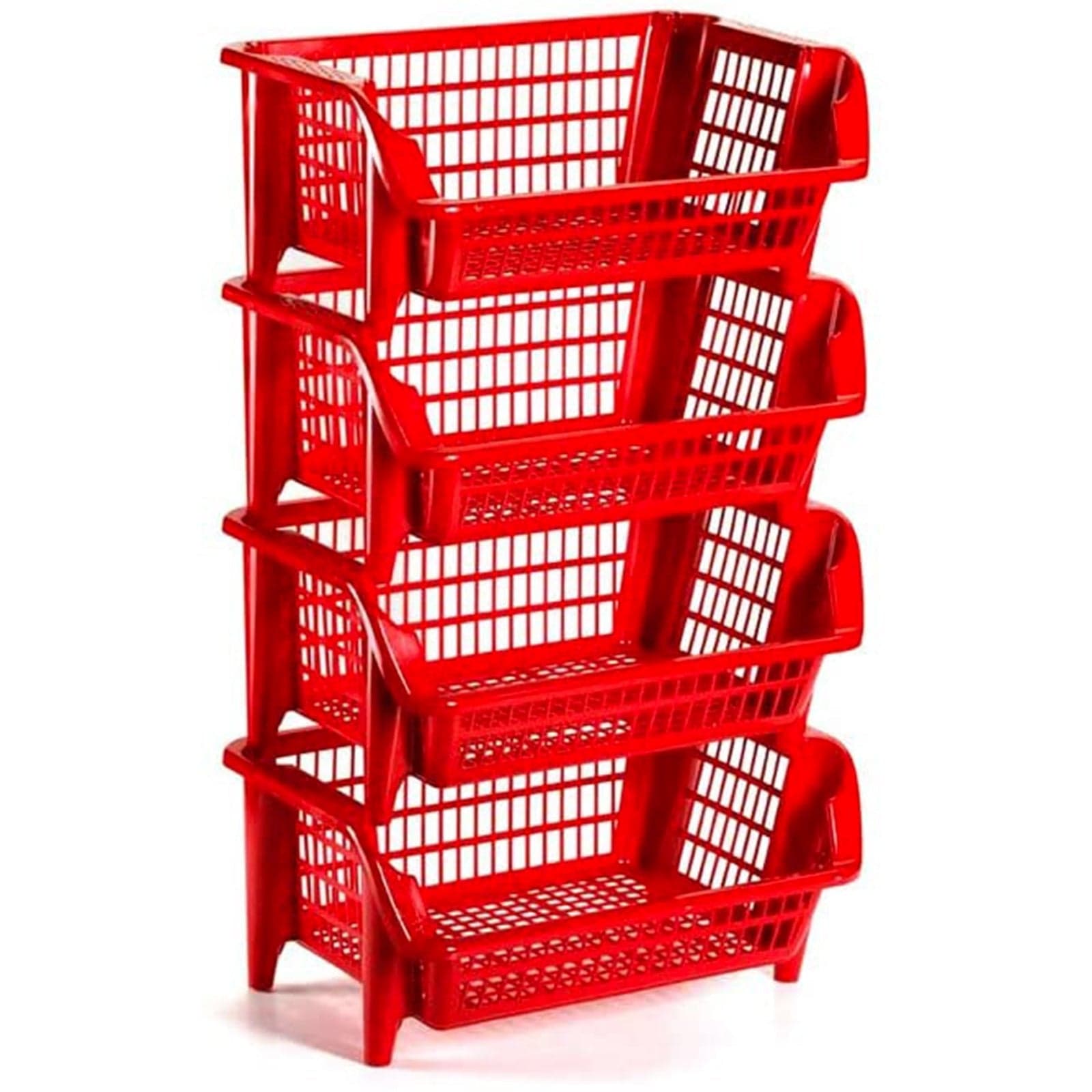 Cestello impilabile "Magic" milleusi in plastica per uso casalingo a bocca di lupo in Organizzatori a secchio La Zappa - Altamura, commercioVirtuoso.it