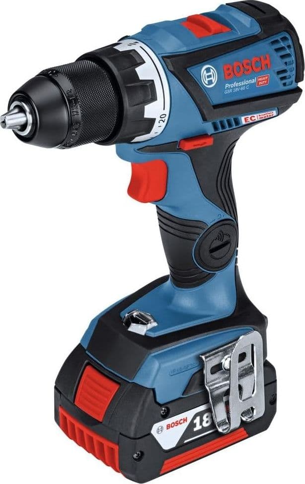BOSCH - PROFESSIONAL TRAPANO AVVITATORE A BATTERIA GSR18V60C 18.0V LI- 4Ah-1900 GIRI/MIN. MANDRINO AUTOSERRANTE 13MM 2 BATTERIE in Trapani avvitatori Stockdoc - Terni, commercioVirtuoso.it