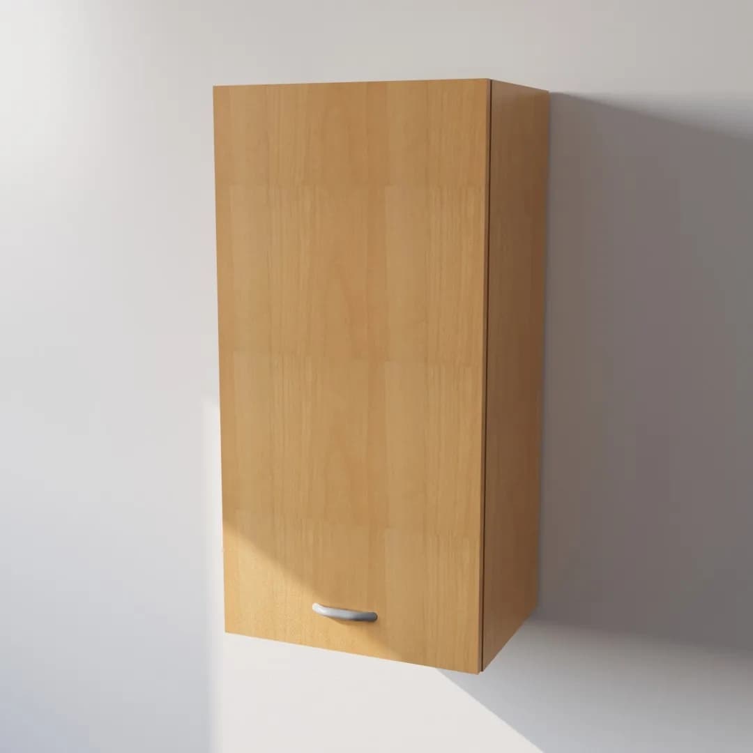 Pensile Cucina in Legno Nobilitato Faggio con 1 Anta Altezza 90 cm in prodotto Calandrelli - Napoli, commercioVirtuoso.it