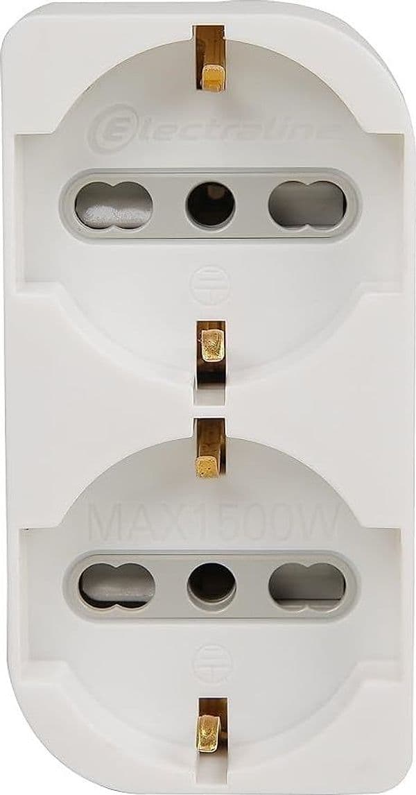 ELECTRALINE - ADATT. SALVASPAZIO 2P UNIVERSALI BIANCO in Multiprese Stockdoc - Terni, commercioVirtuoso.it