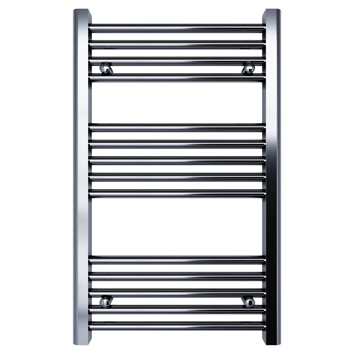 Termoarredo Scaldasalviette Bagno ad Acqua 800x450 Cromato - Interasse 400 mm | SARA