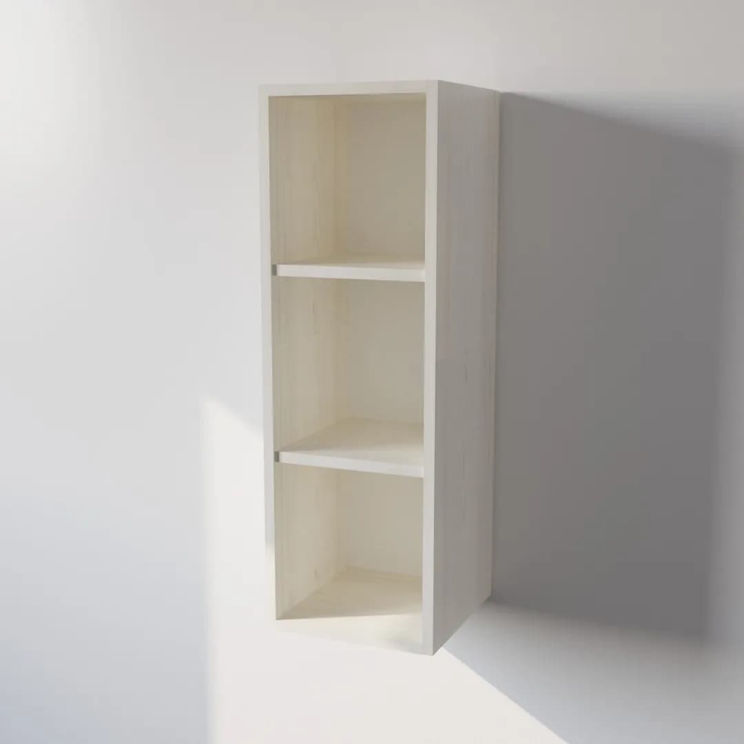 Pensile Cucina in Legno Nobilitato Larice Bianco con 1 Anta Altezza 90 cm in prodotto Calandrelli - Napoli, commercioVirtuoso.it