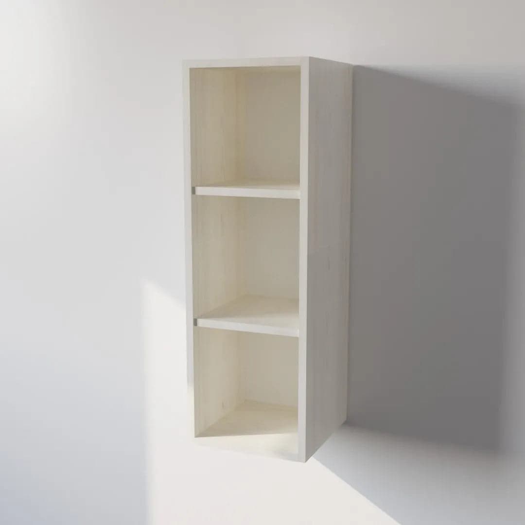 Pensile Cucina in Legno Nobilitato Larice Bianco con 1 Anta Altezza 90 cm in prodotto Calandrelli - Napoli, commercioVirtuoso.it