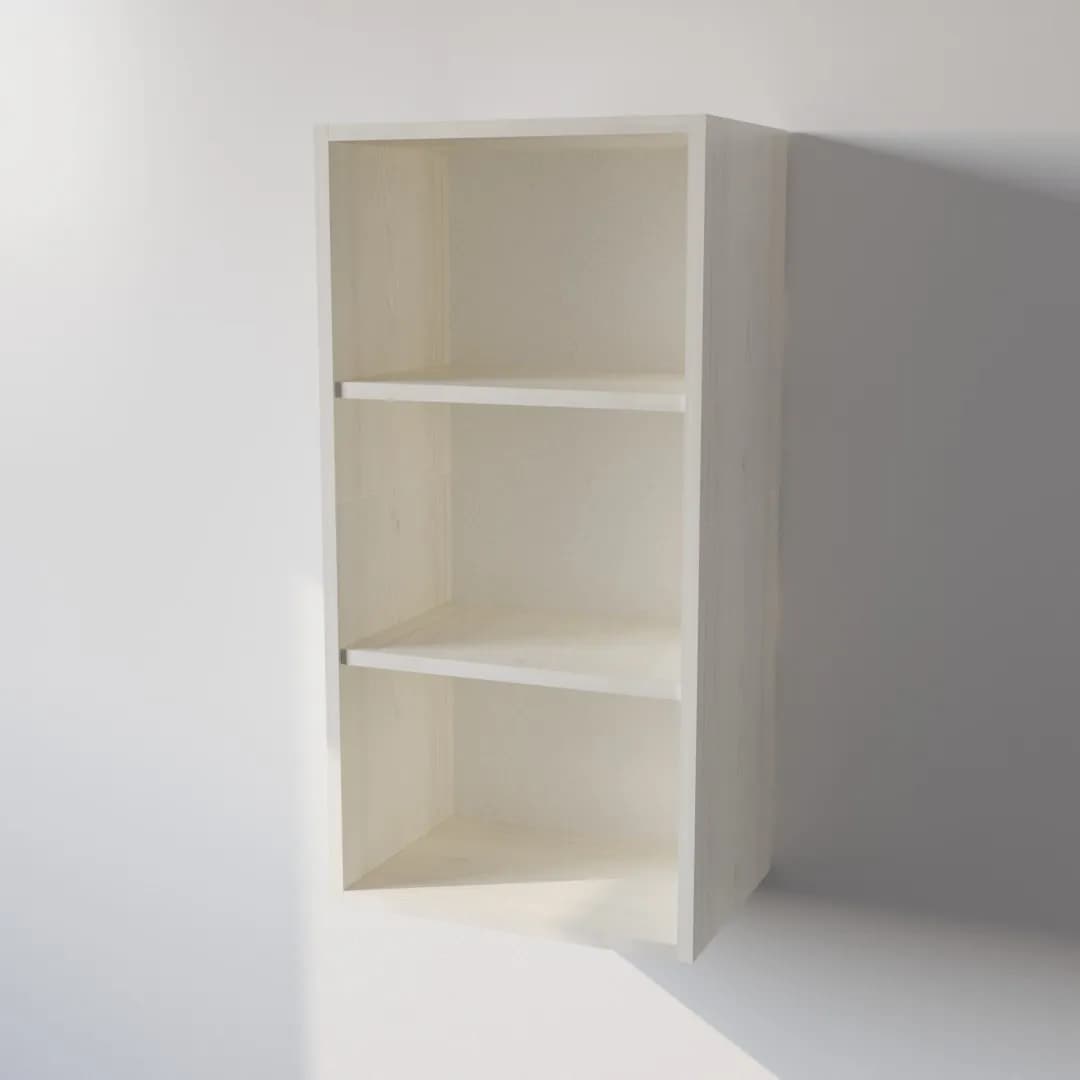 Pensile Cucina in Legno Nobilitato Larice Bianco con 1 Anta Altezza 90 cm in prodotto Calandrelli - Napoli, commercioVirtuoso.it