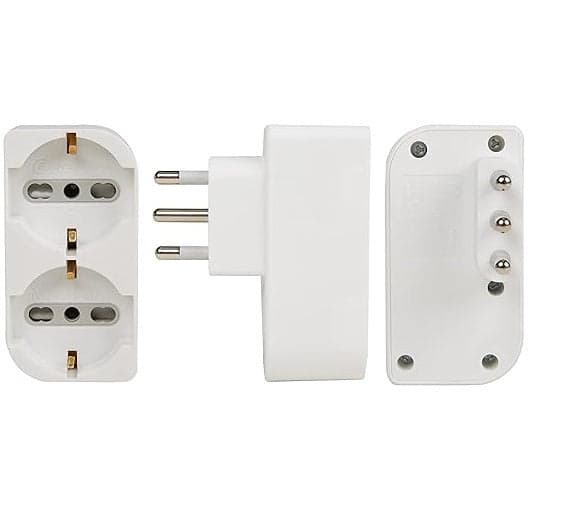 ELECTRALINE - ADATT. SALVASPAZIO 2P UNIVERSALI BIANCO in Multiprese Stockdoc - Terni, commercioVirtuoso.it