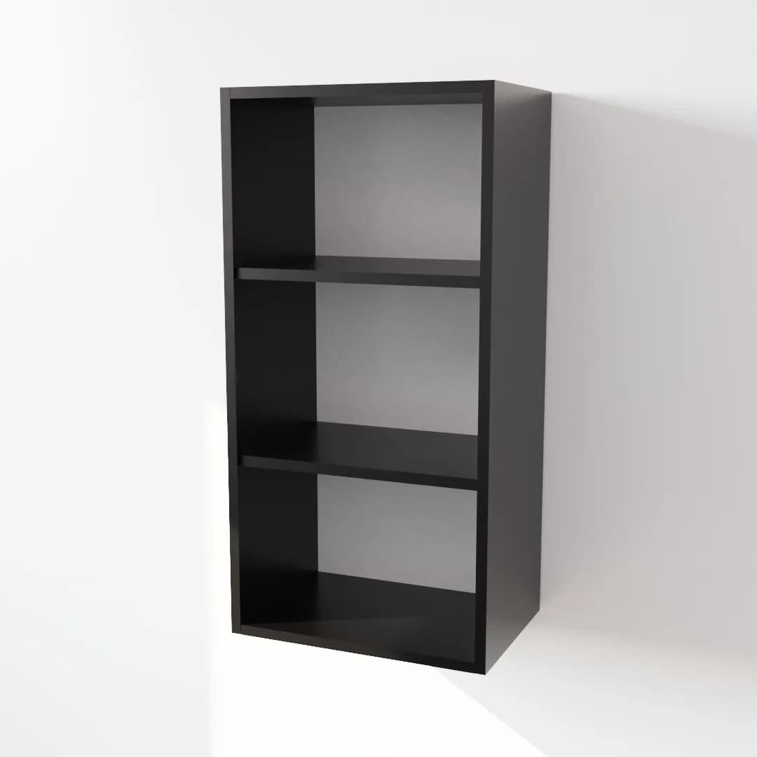 Pensile Cucina in Legno Nobilitato Nero con 1 Anta Altezza 90 cm in prodotto Calandrelli - Napoli, commercioVirtuoso.it