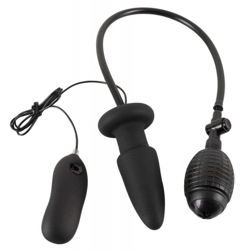 Plug Anale Gonfiabile e Vibrante Nero in Vibratori anali e per perineo Sexy Tentazioni - Siracusa, commercioVirtuoso.it