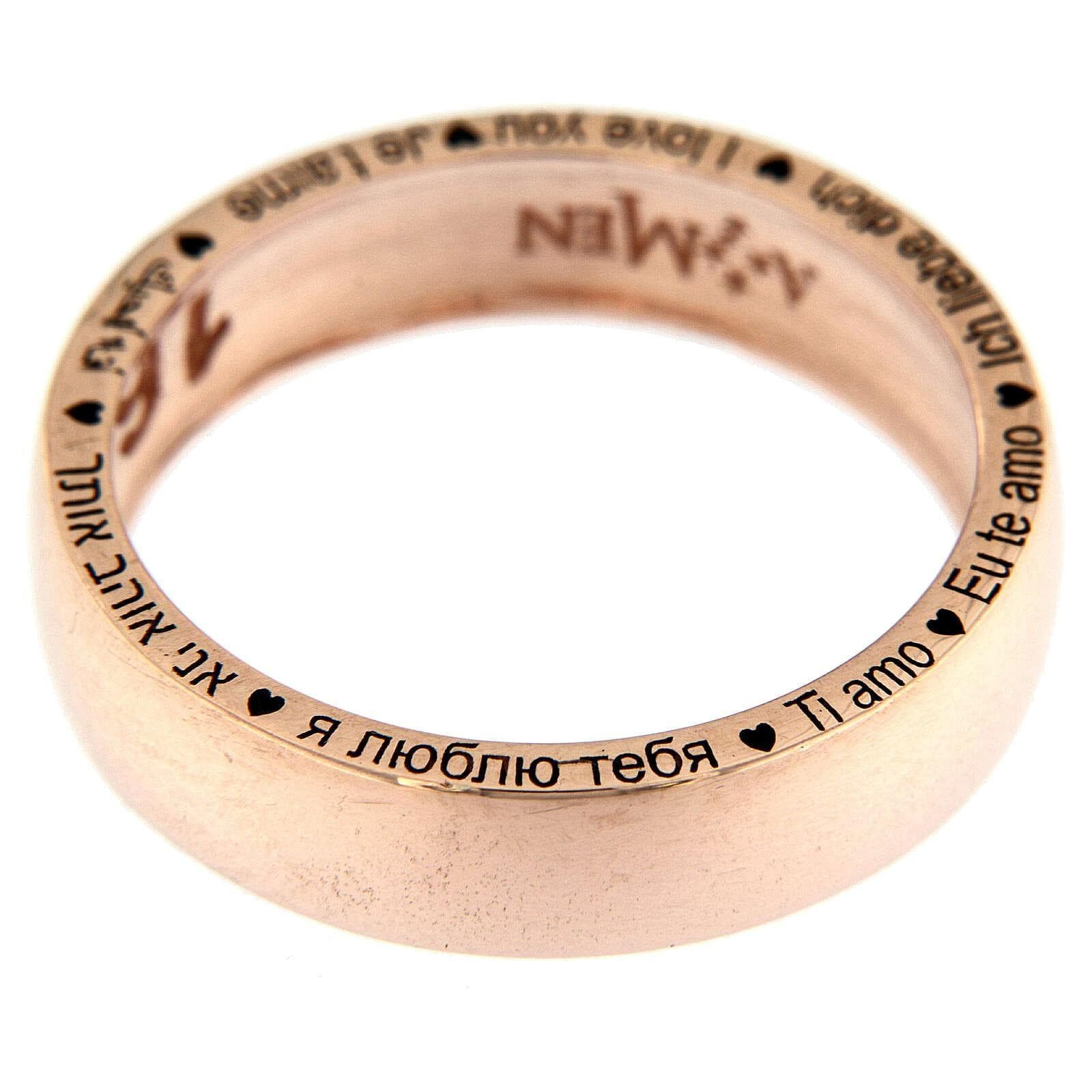 Amen Anello "L'AMORE È UNA SCELTA" in Anelli Alba Gioielli - Casoria, commercioVirtuoso.it