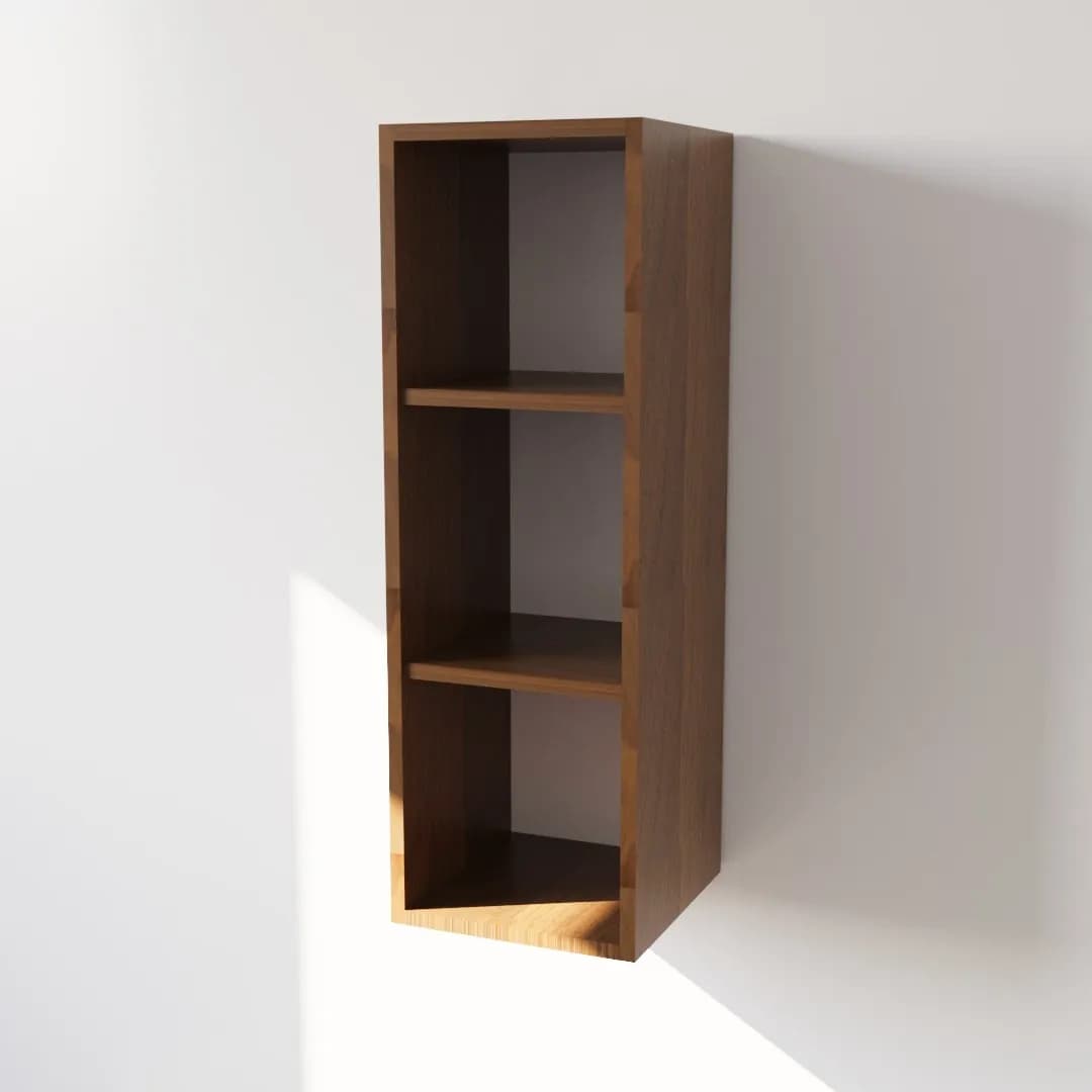Pensile Cucina in Legno Nobilitato Noce con 1 Anta Altezza 90 cm in prodotto Calandrelli - Napoli, commercioVirtuoso.it