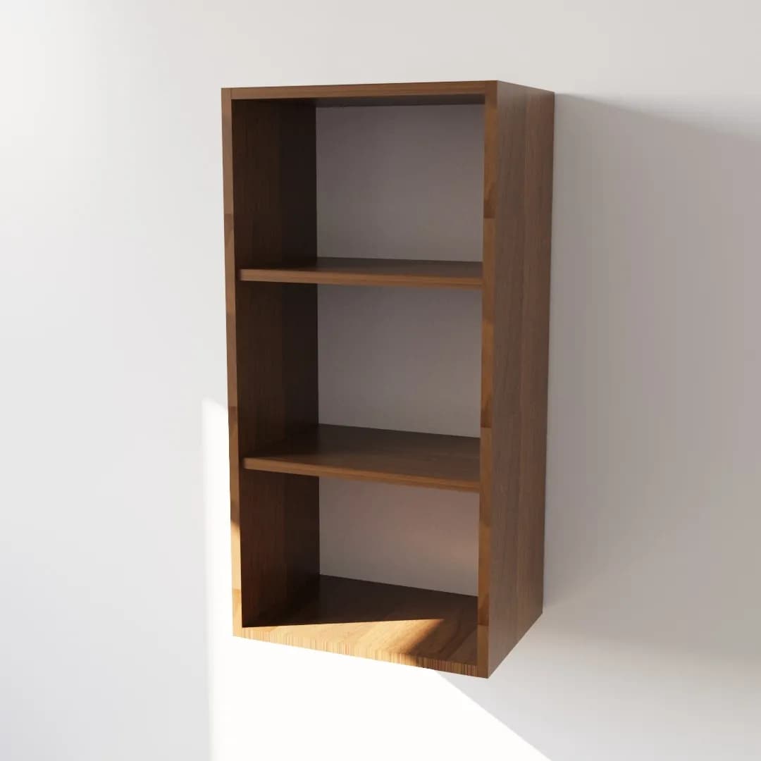 Pensile Cucina in Legno Nobilitato Noce con 1 Anta Altezza 90 cm in prodotto Calandrelli - Napoli, commercioVirtuoso.it
