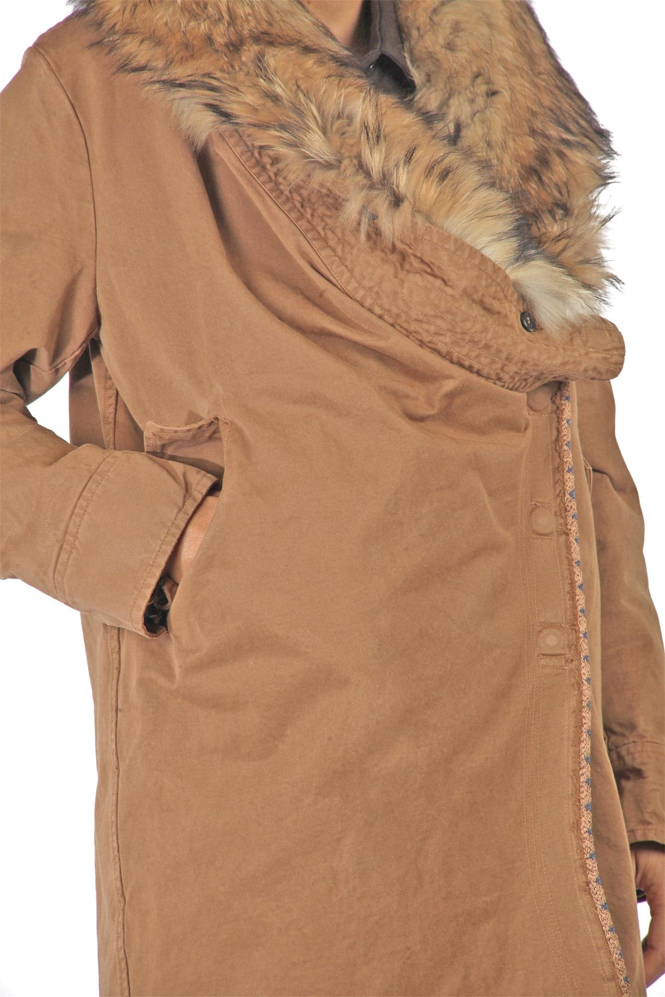 BAZAR DELUXE Bazar Deluxe - Cappotto - 440864 - Cammello da donna in Cappotti Drestige - Casamassima, commercioVirtuoso.it