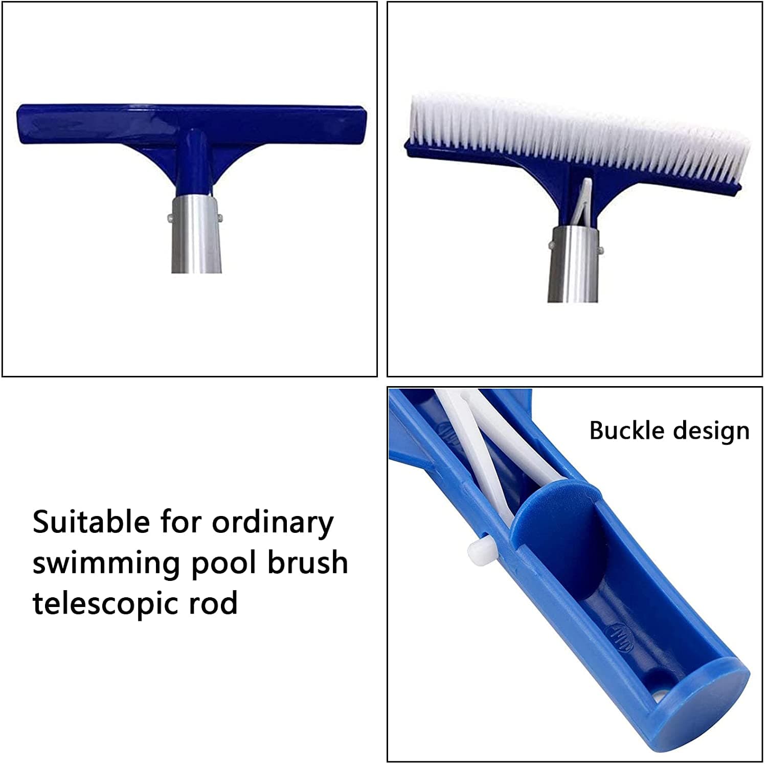 Spazzola in nylon per pulizia fondo e parete piscina in PVC da 25 cm in Aspiratori a mano La Zappa - Altamura, commercioVirtuoso.it