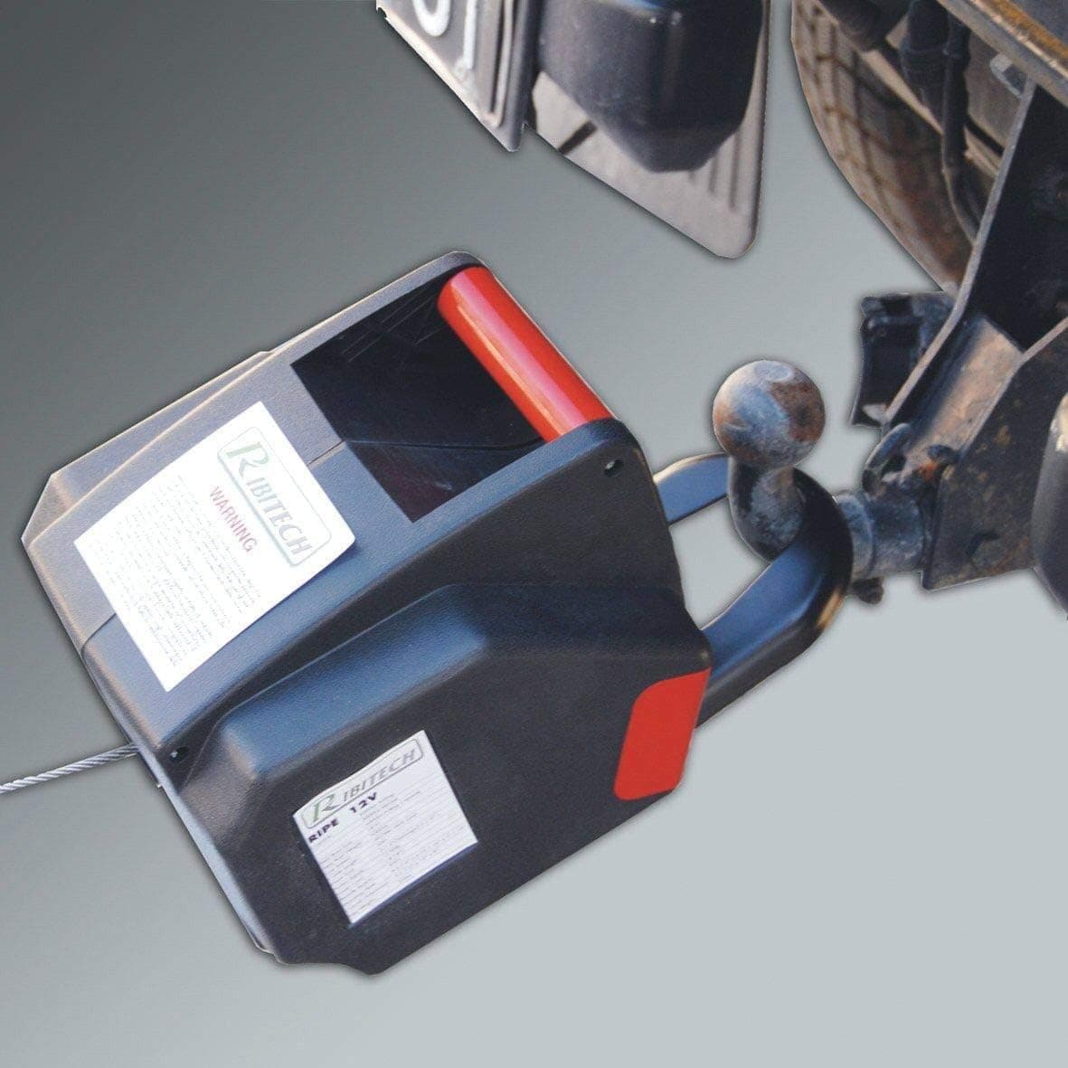 Verricello elettrico da 300 W con carrucola e fune in acciaio compreso di kit di installazione per rimorchio in Paranchi a catena La Zappa - Altamura, commercioVirtuoso.it