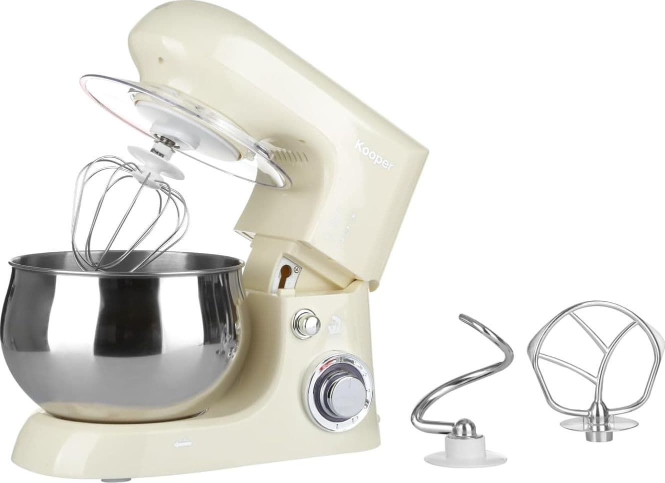 Impastatore sbattitore in acciaio inox con 2 fruste a 6 velocità, da 5 litri in Grattugie La Zappa - Altamura, commercioVirtuoso.it