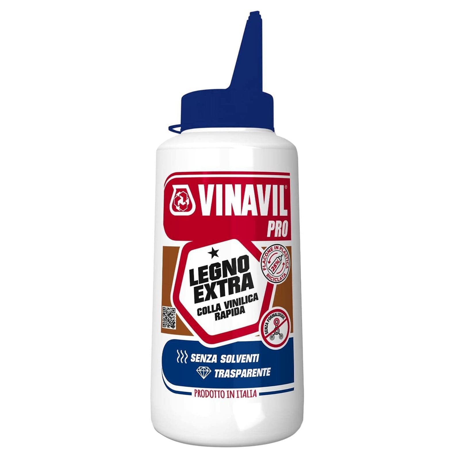 Colla vinilica "Vinavil Pro" trasparente per legno 750 gr