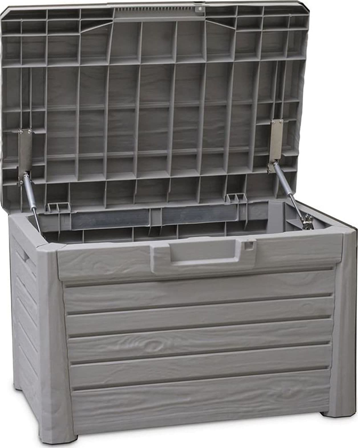 Baule in resina cassapanca multiuso da esterno  effetto Legno – Compact – Toomax – armadio