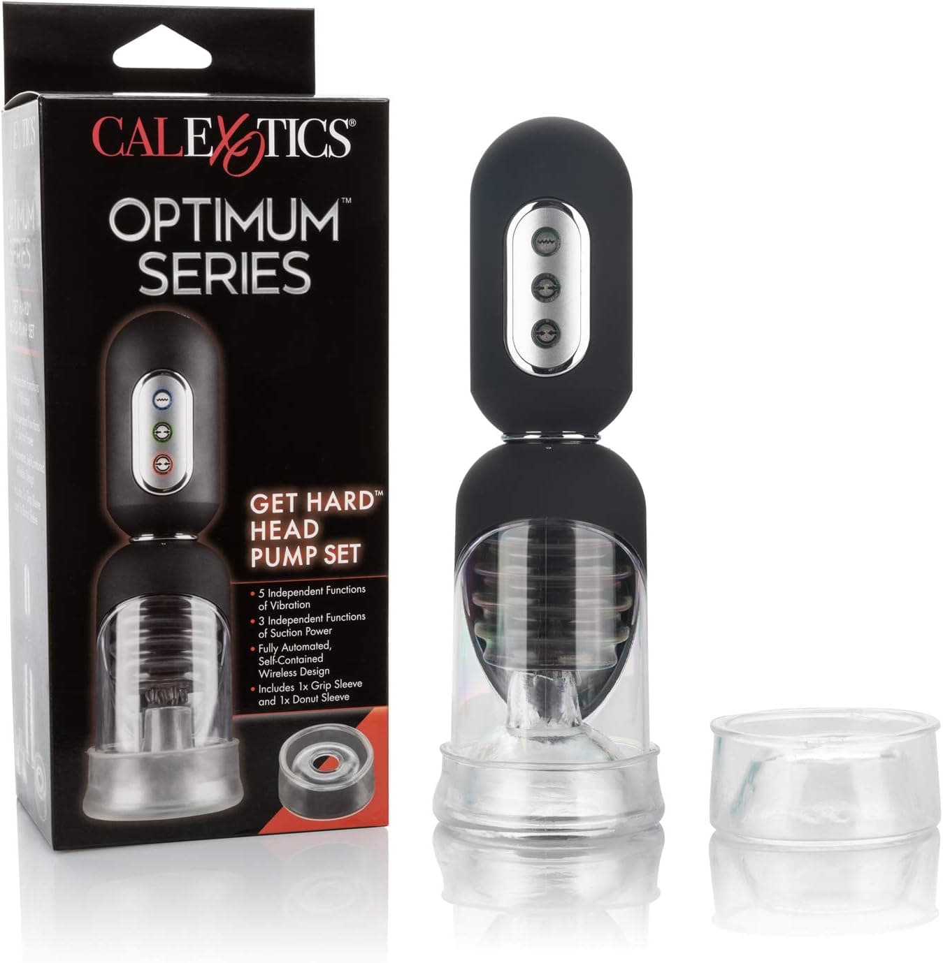 Calexotics Optimum stimolatore glande 3 x Suzioni 5 x Vibrazioni masturbatore uomo in prodotto Erosdom - Palmi, commercioVirtuoso.it