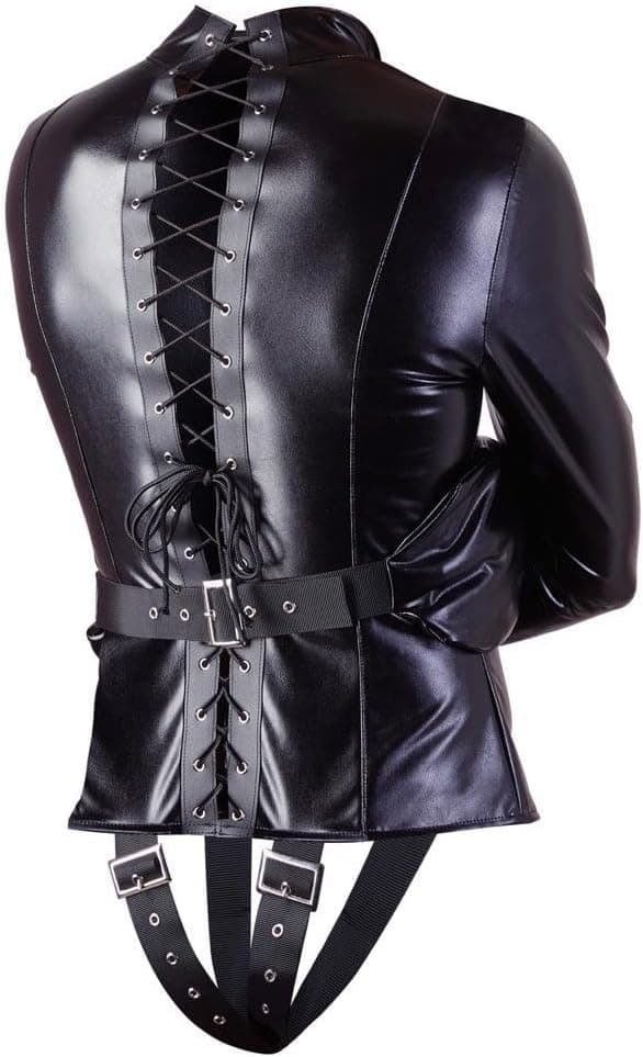 Fetish Collection Straitjacket S/M Camicia di Forza BDSM Nero in prodotto Erosdom - Palmi, commercioVirtuoso.it