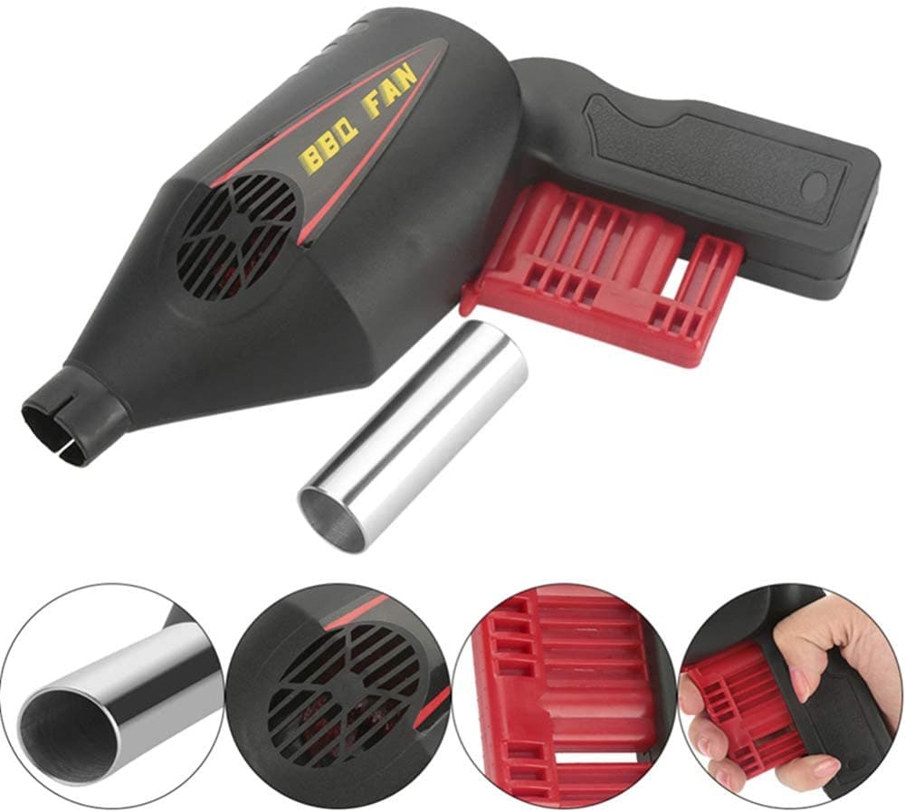 Soffiatore portatile per barbecue, ravviva fiamma manuale con ventola in Accendini per carbonella La Zappa - Altamura, commercioVirtuoso.it
